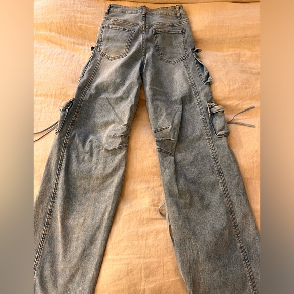 Cargo jeans - never worn - multiple pockets - Picture 2 of 8